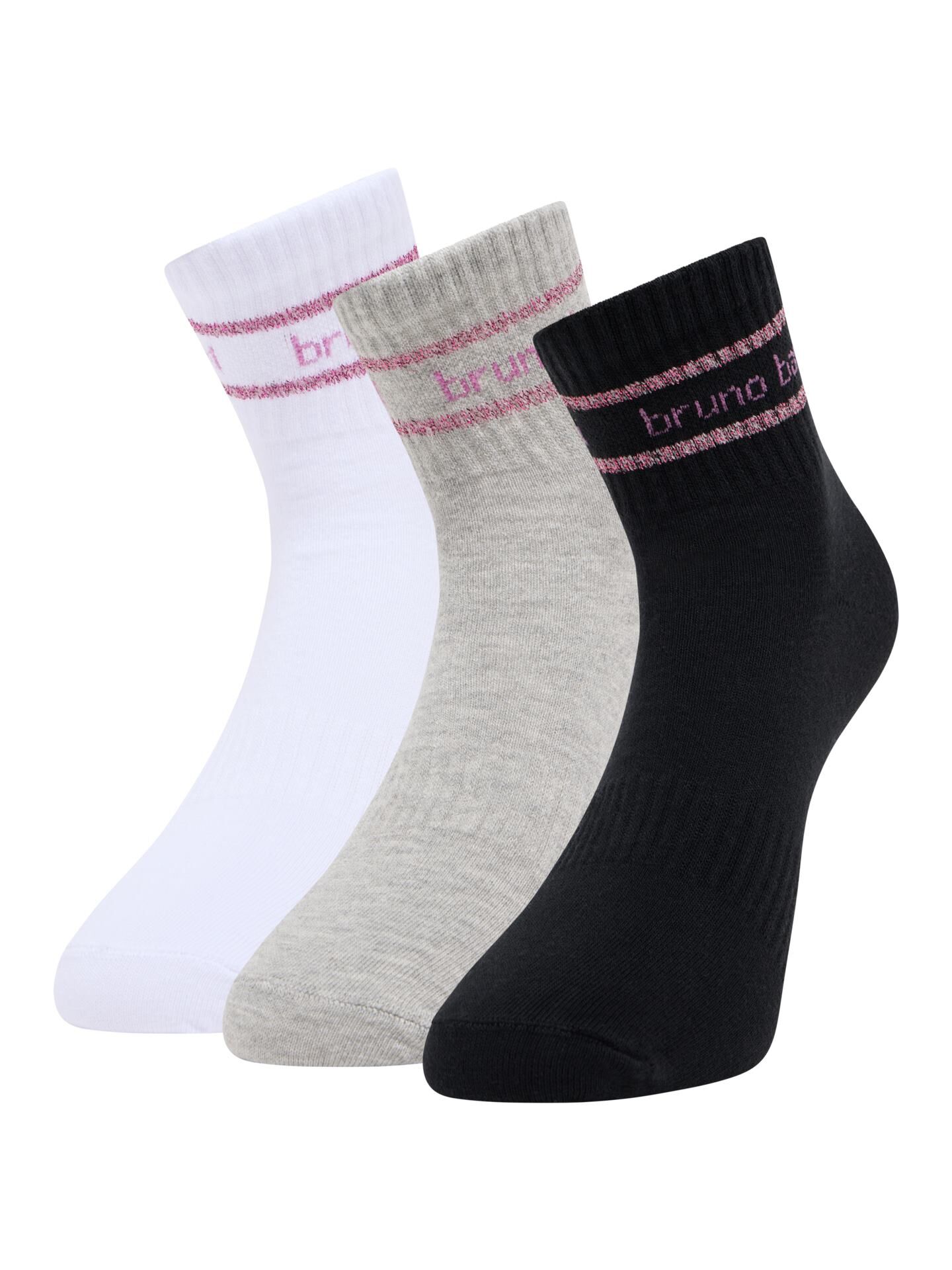 Quartersocken, 3er Pack