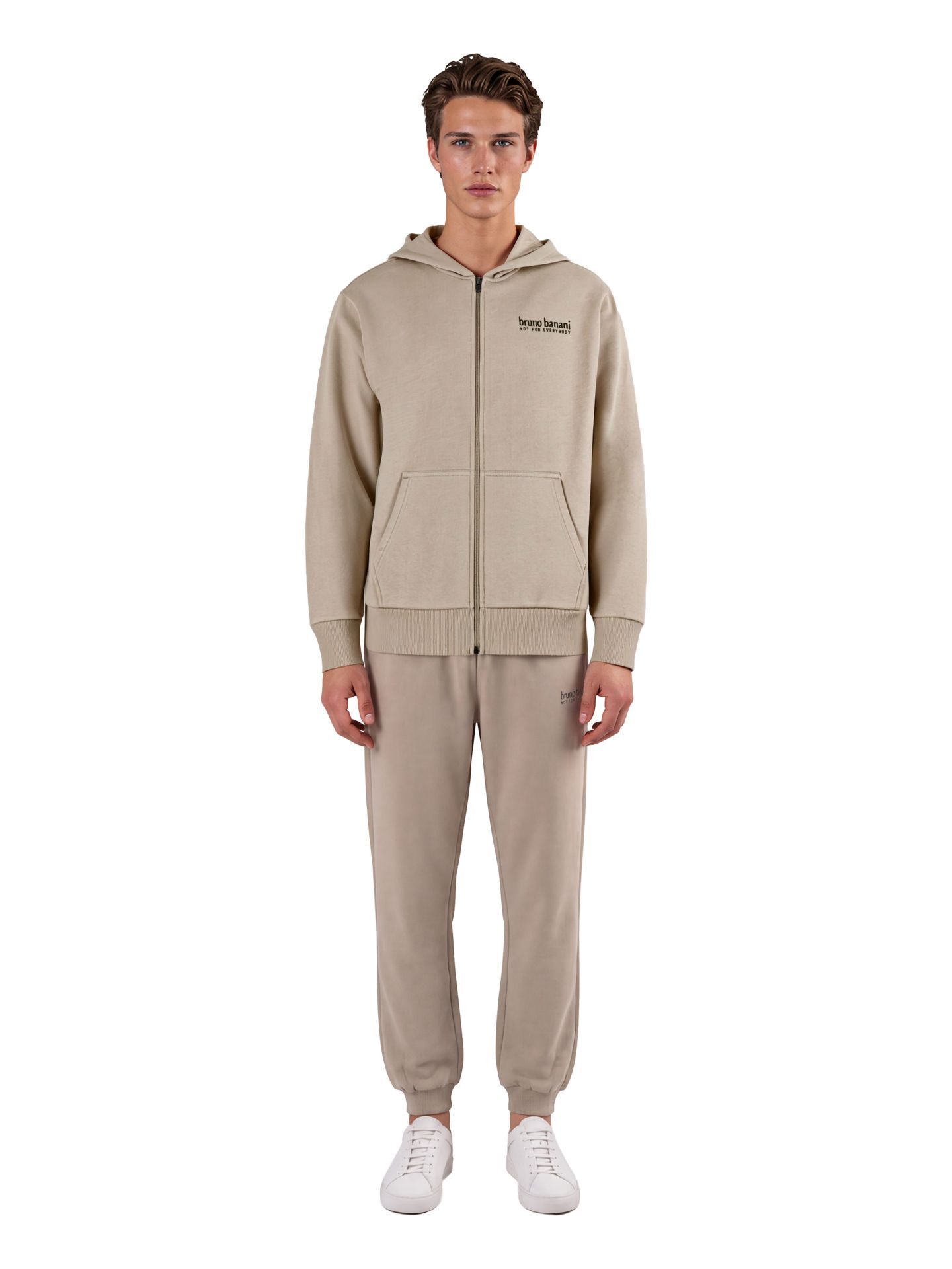  Herren Basic Sweatjacke