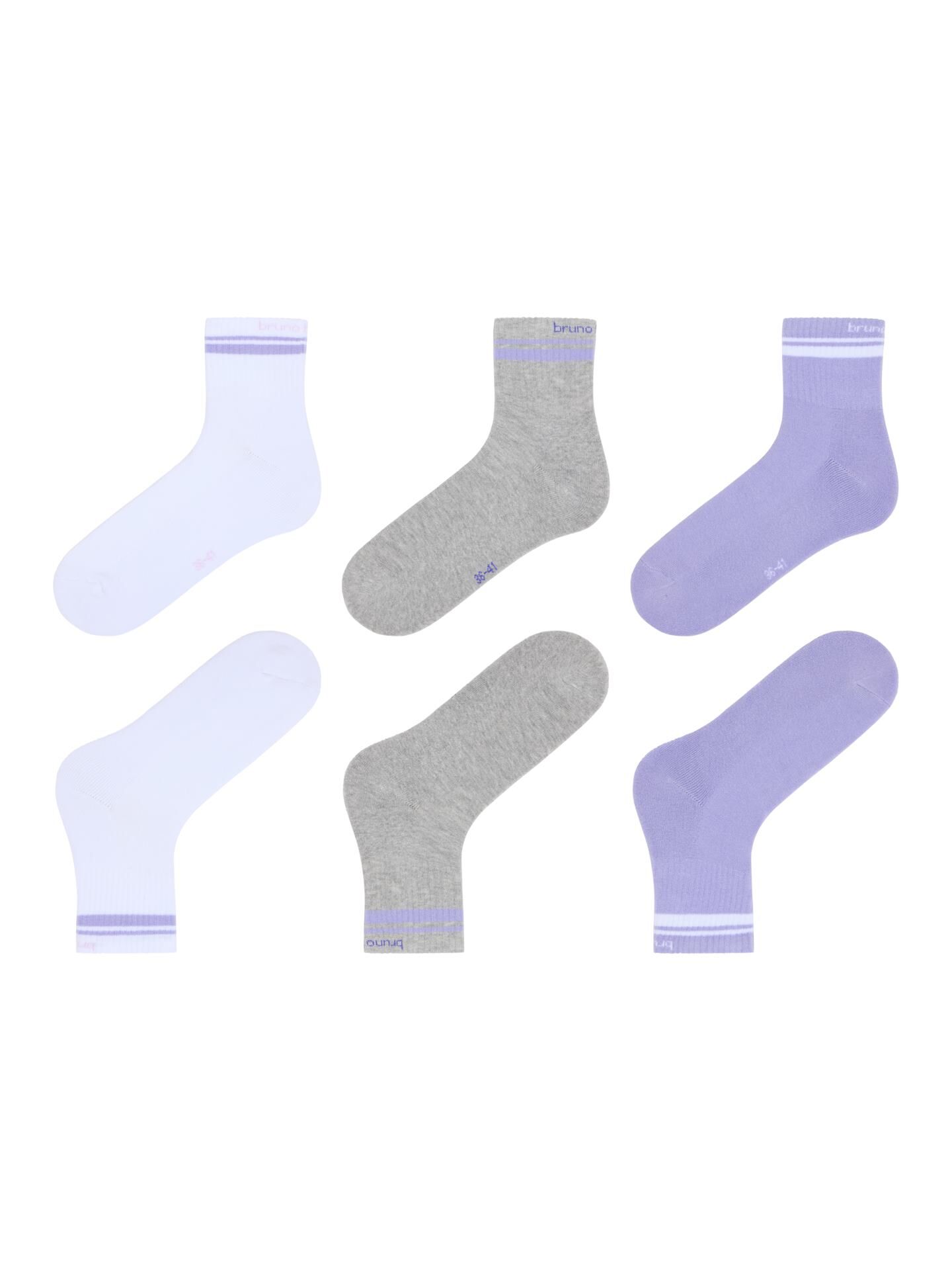 Quartersocken, 3er Pack