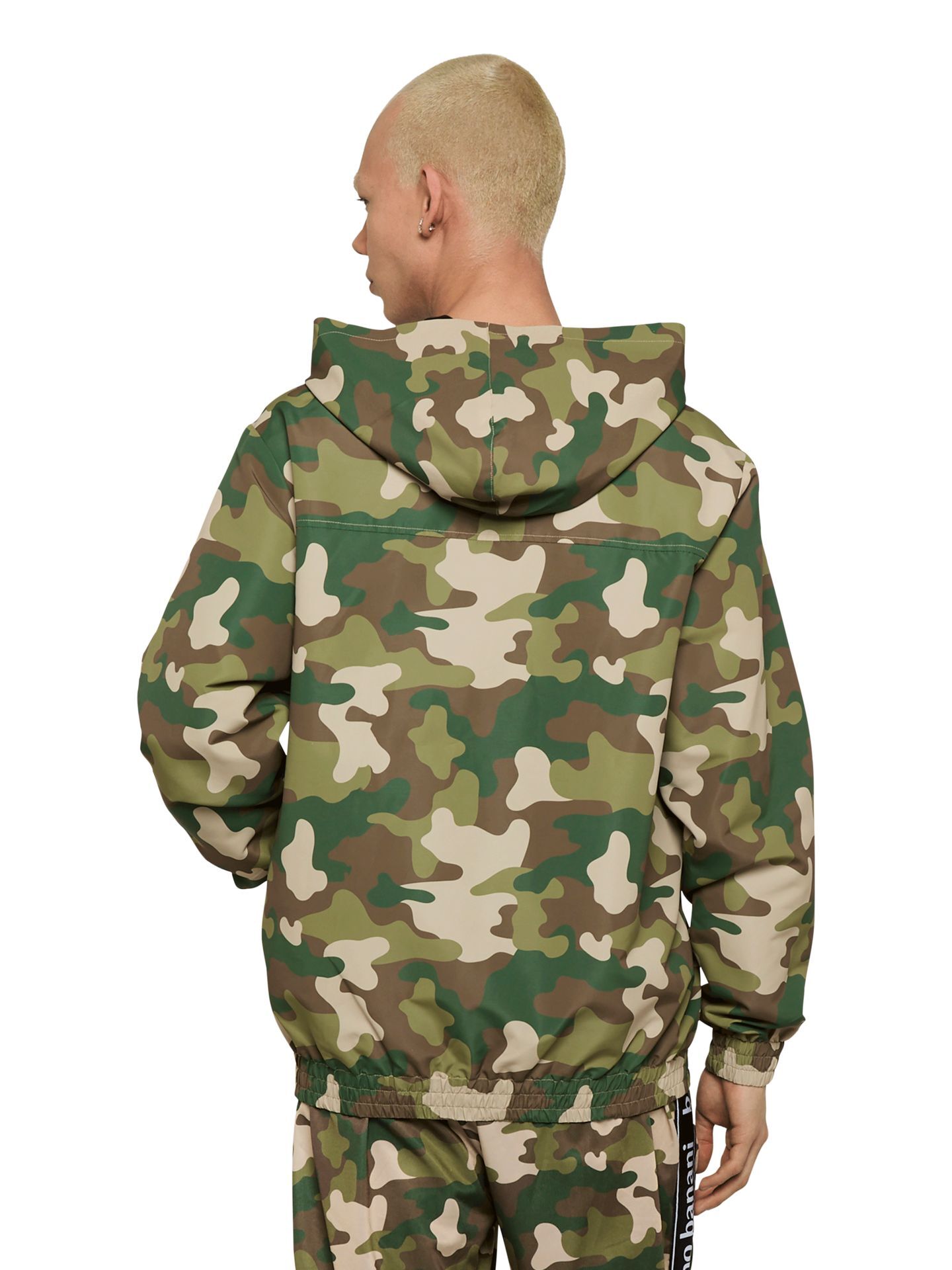  Basic Logoprint Windbreacker Jacke