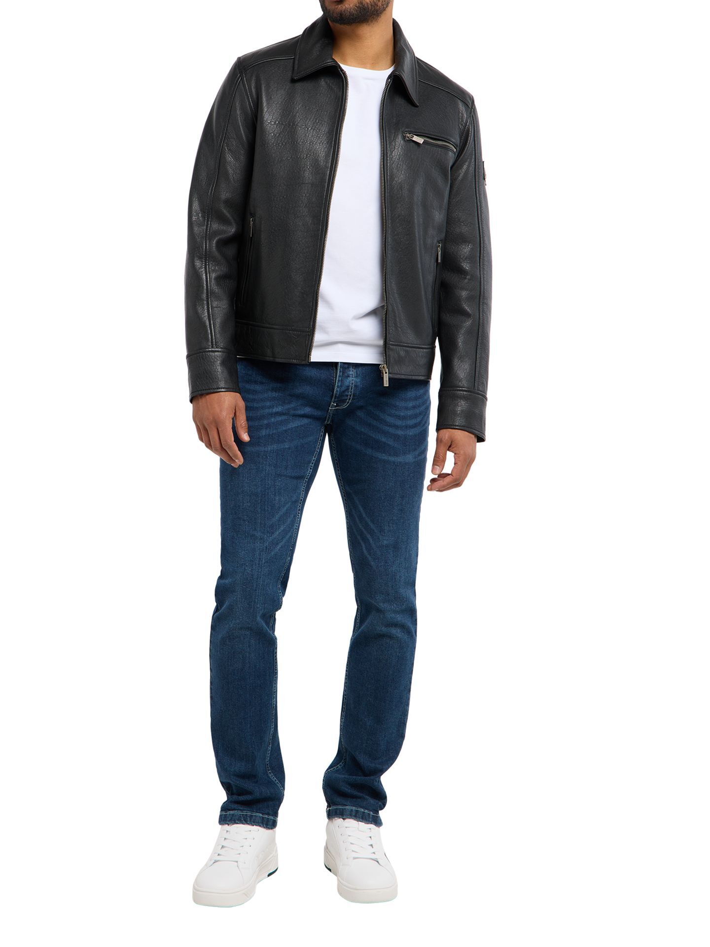  Winter Lederjacke