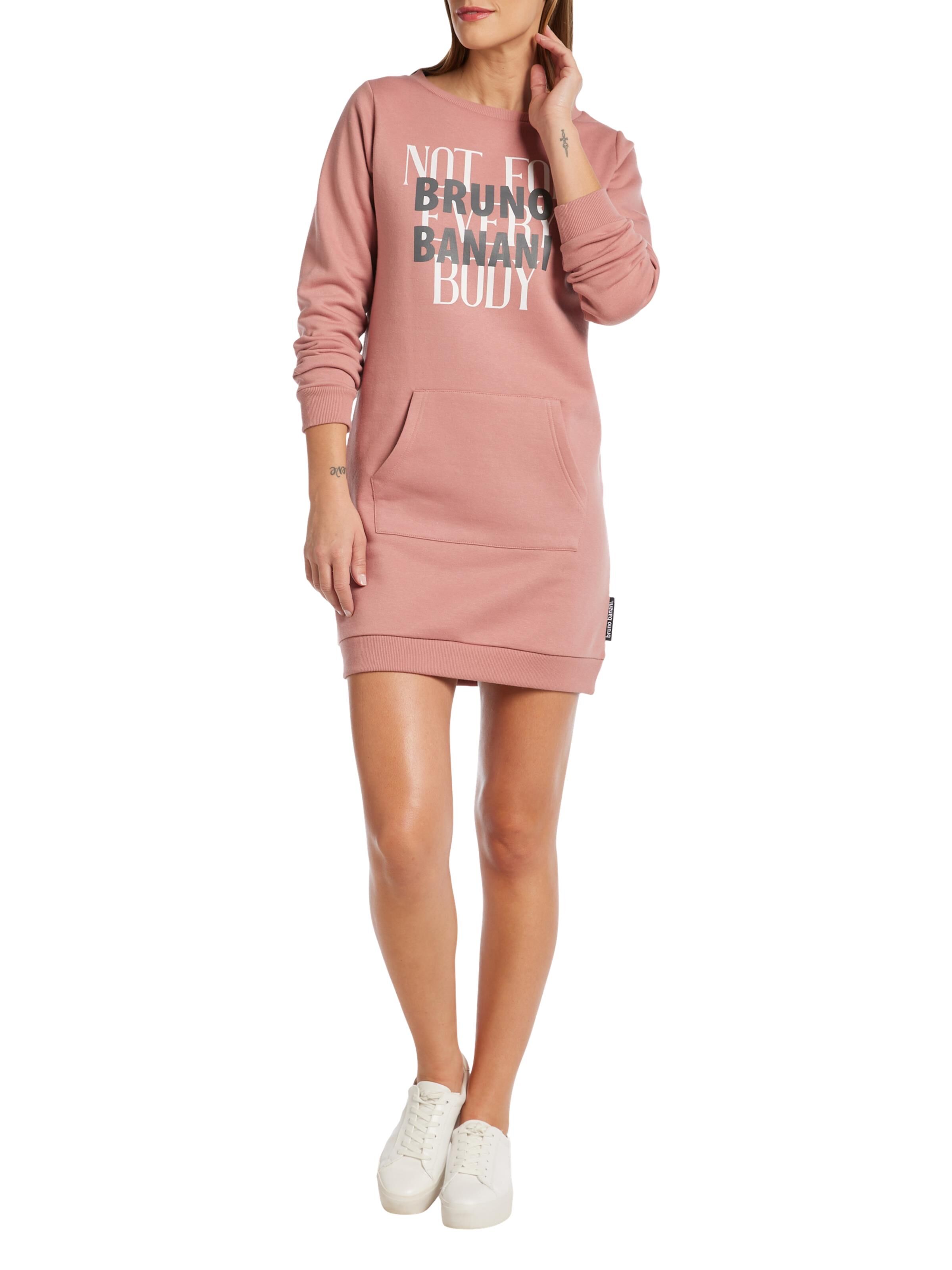 Sweatkleid mit Rundhalsausschnitt