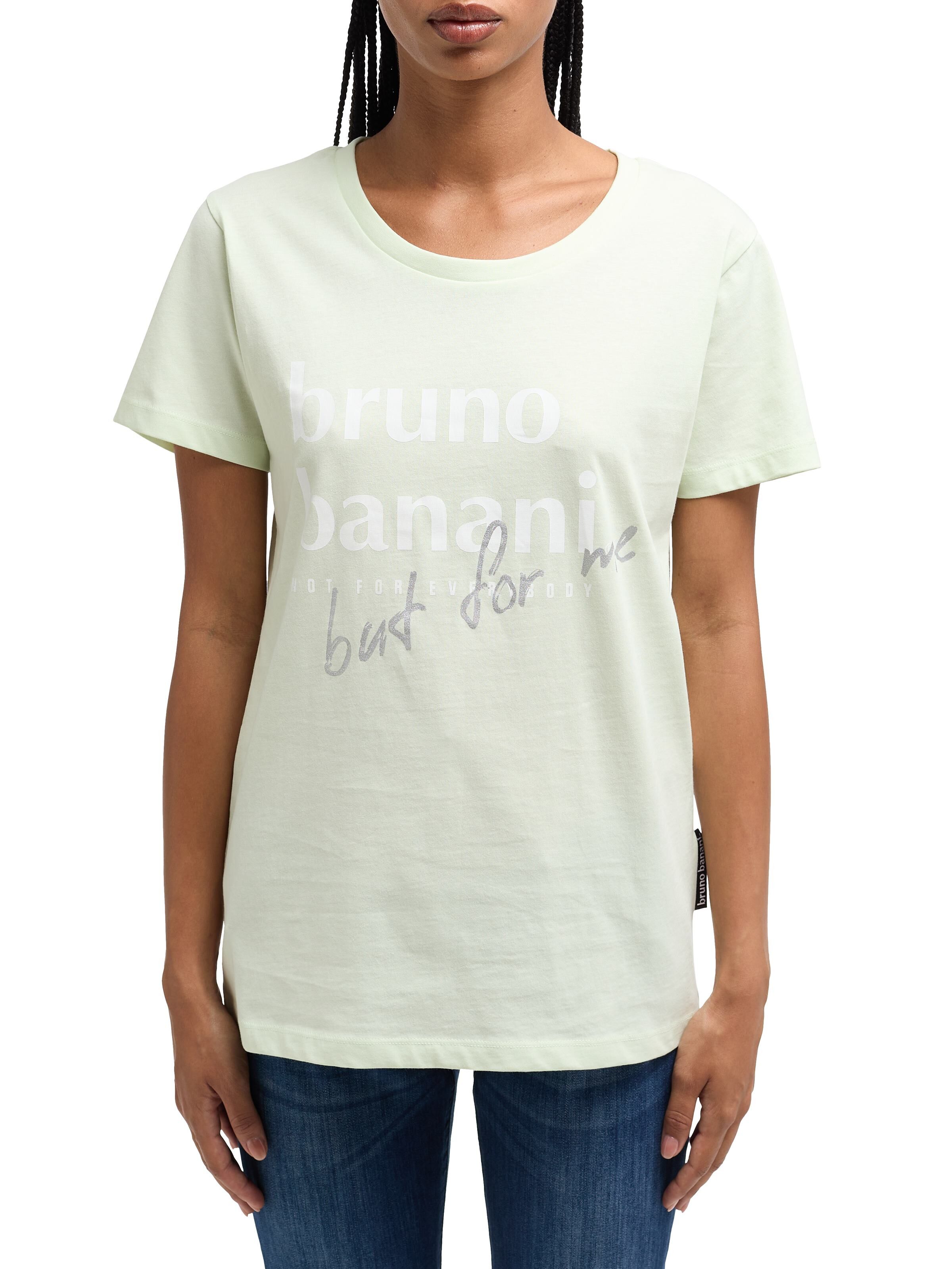 Rundhals T-Shirt mit Logo