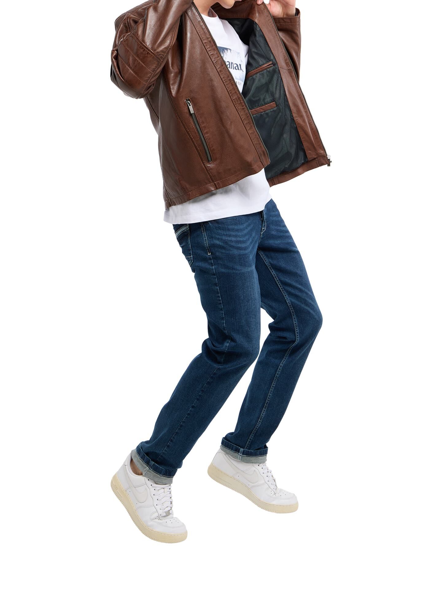  Biker Lederjacke