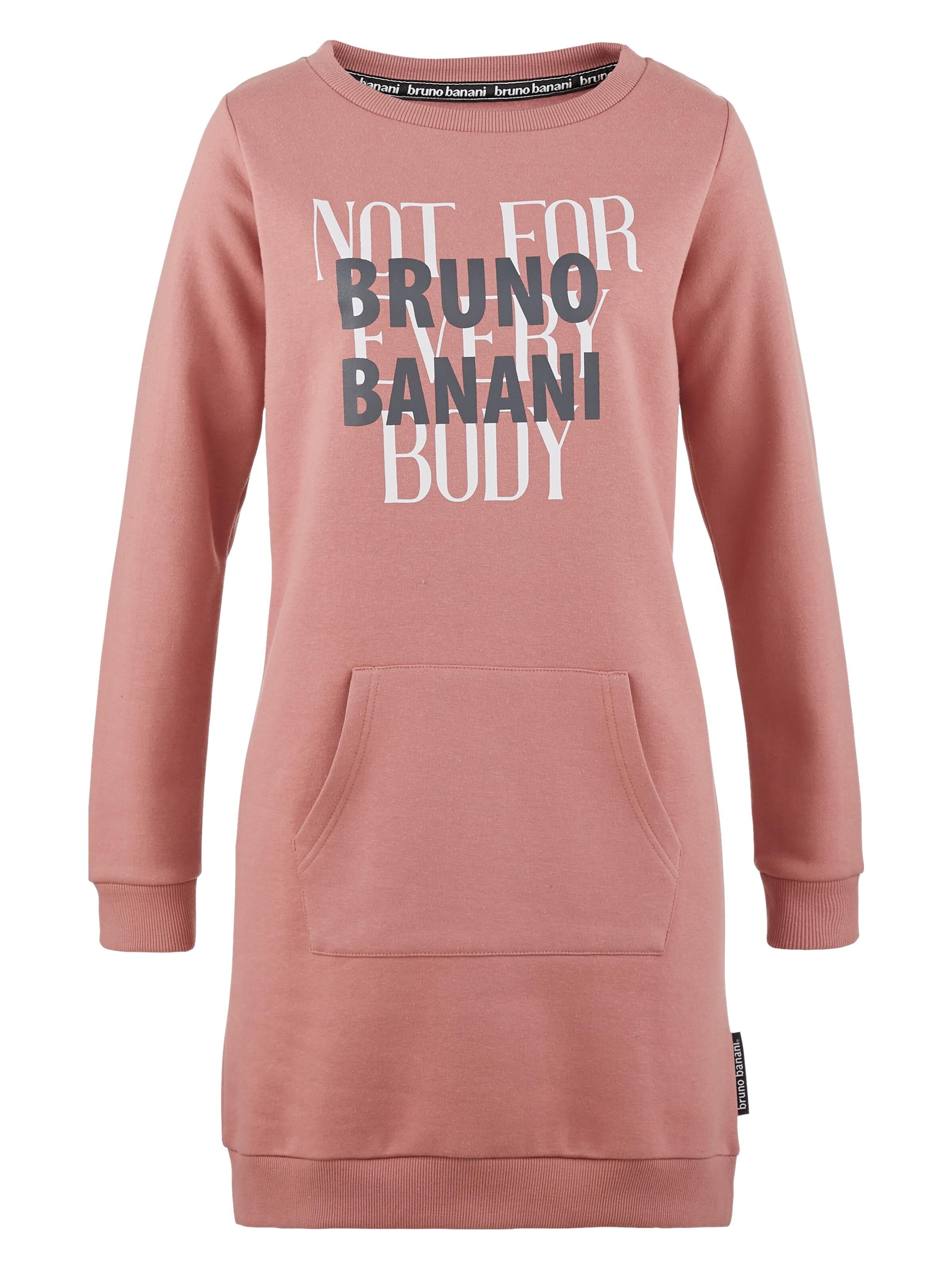 Sweatkleid mit Rundhalsausschnitt