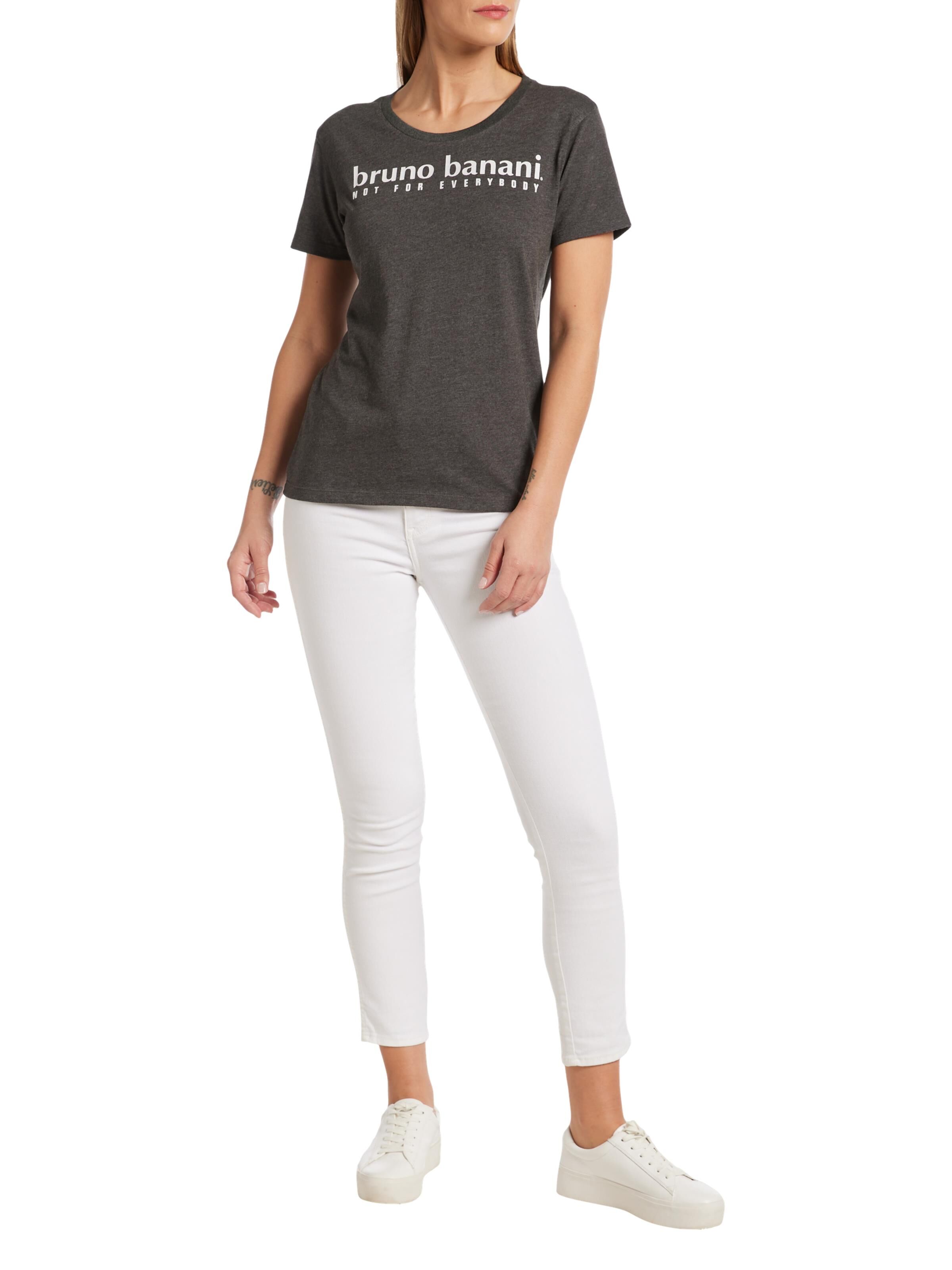 Rundhals T-Shirt mit Logo