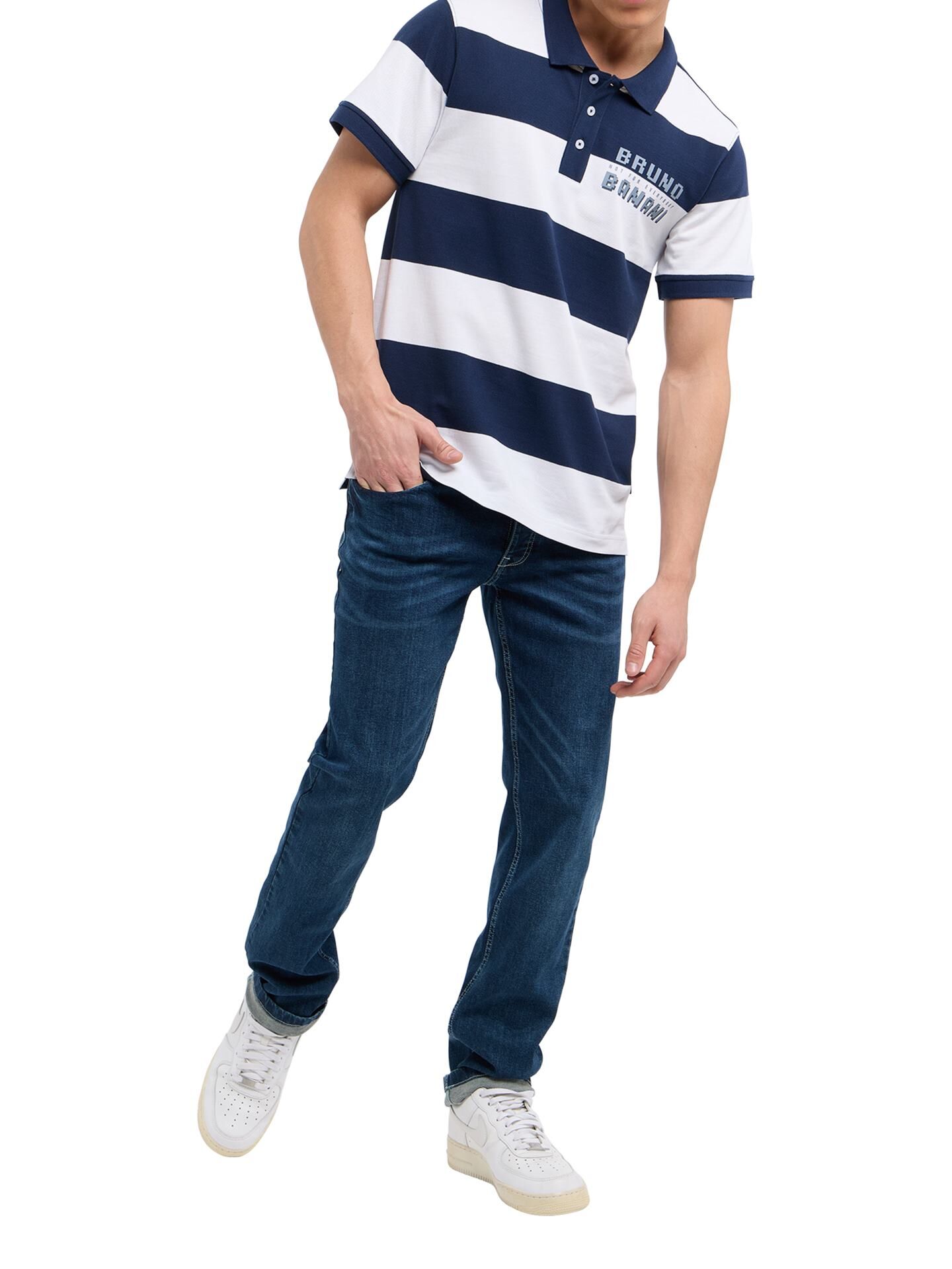  Gestreiftes Poloshirt