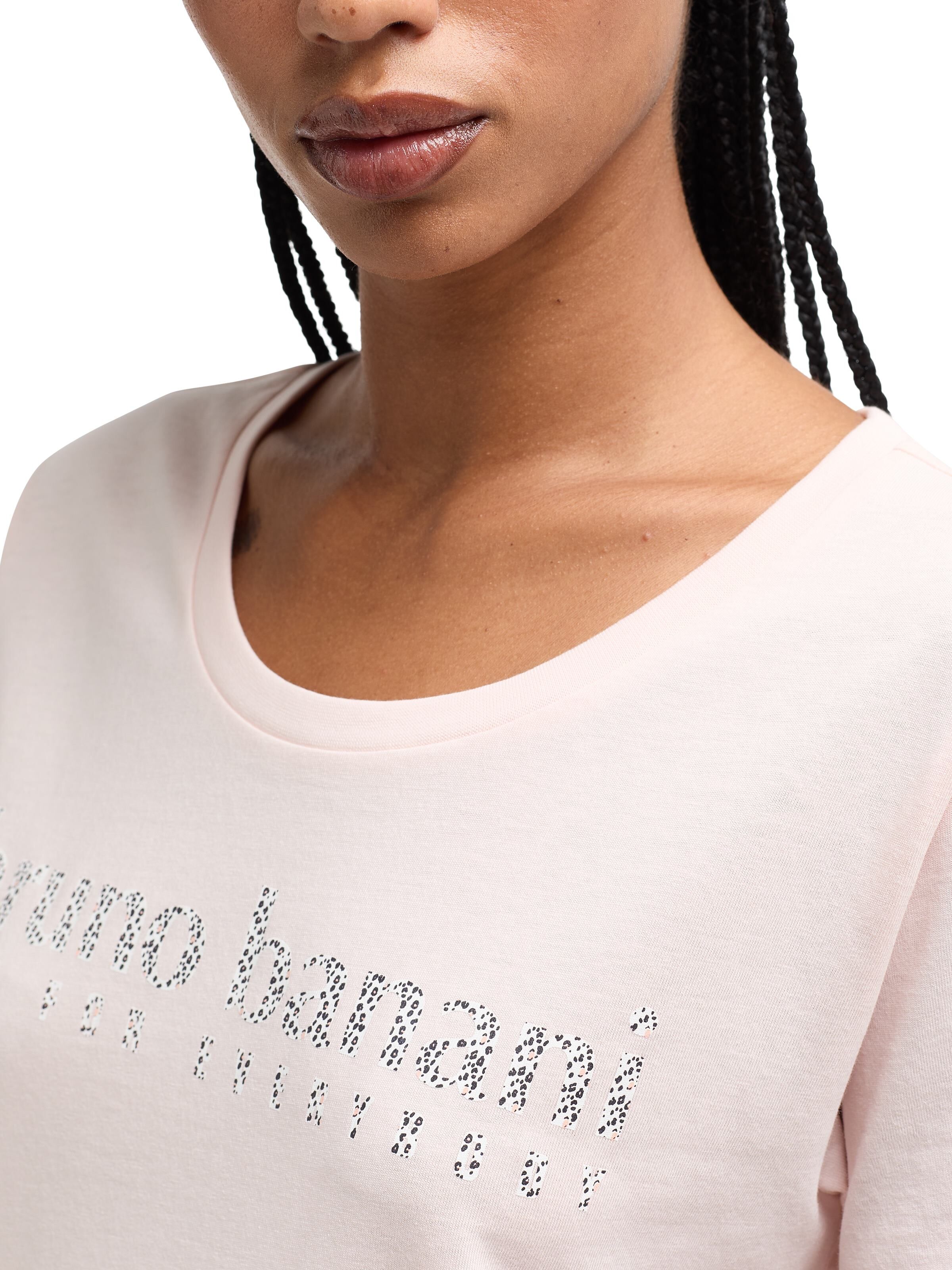  Rundhals T-Shirt mit Logo