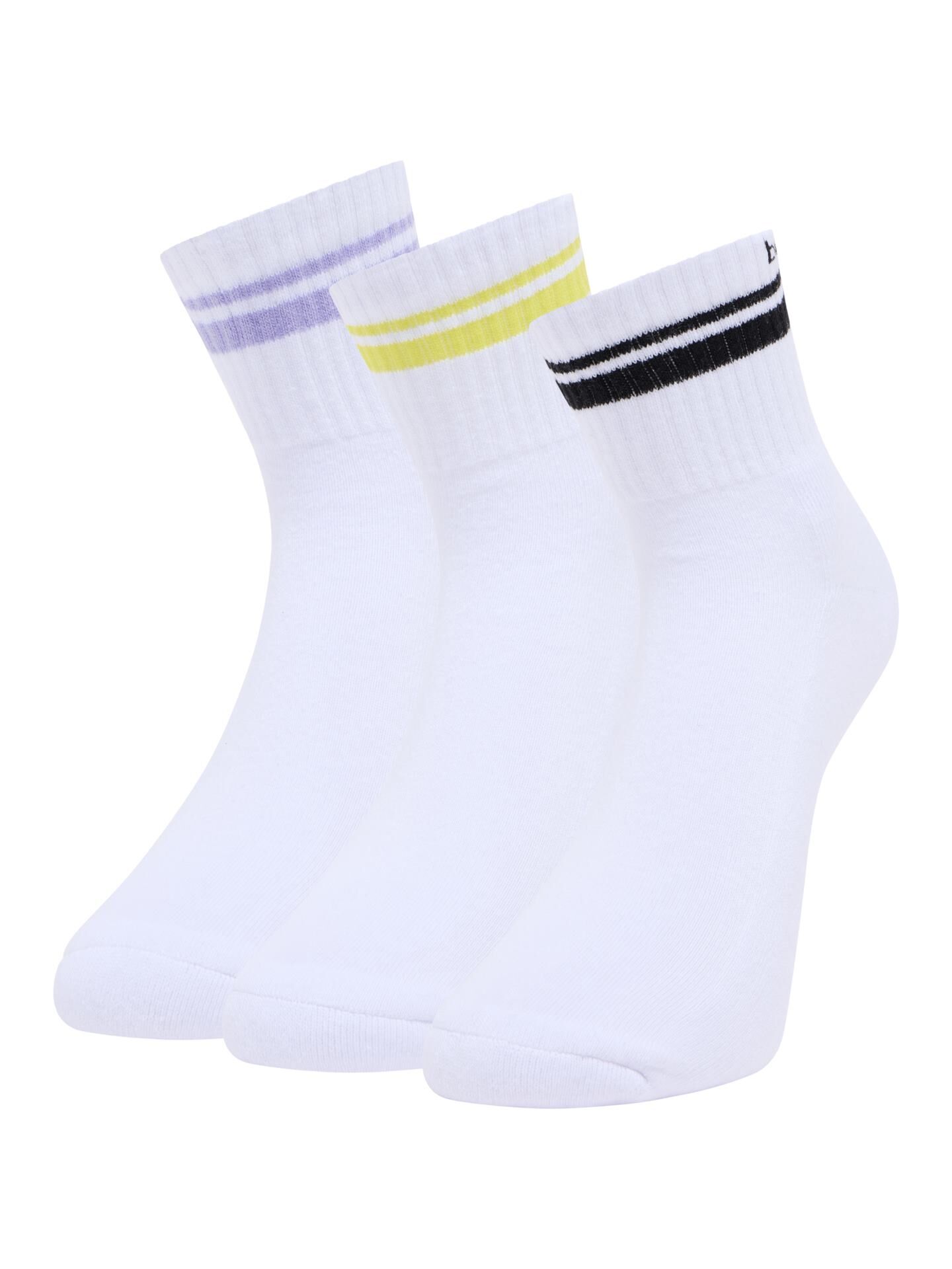 Quartersocken, 3er Pack