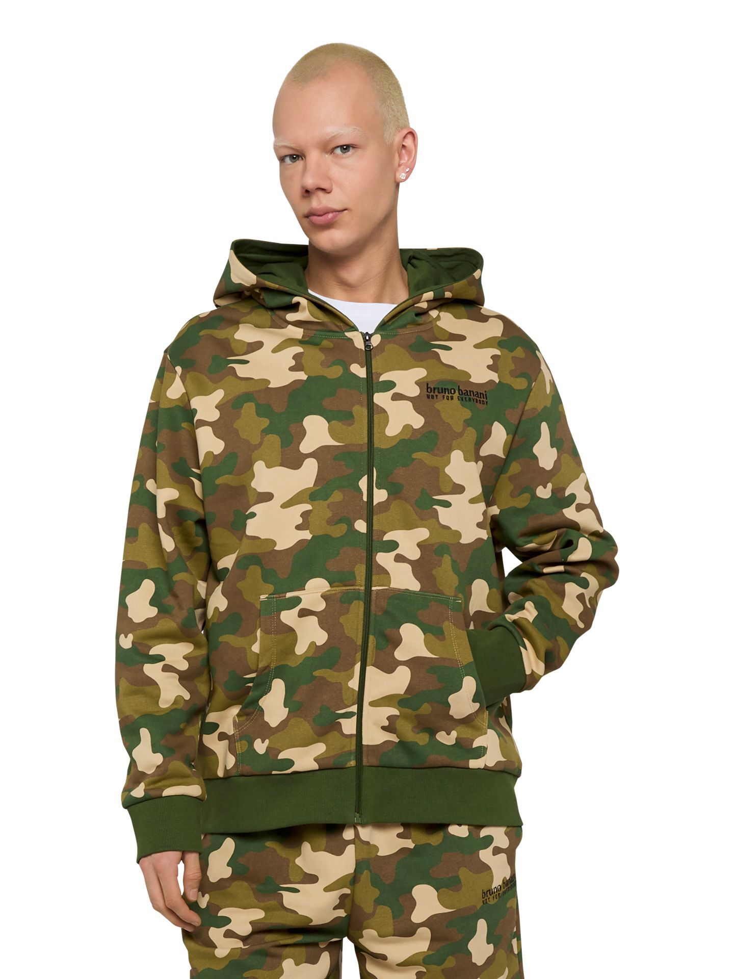  Herren Basic Sweatjacke