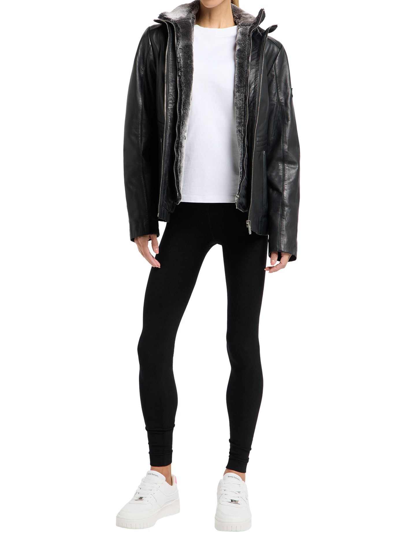  Winter Lederjacke