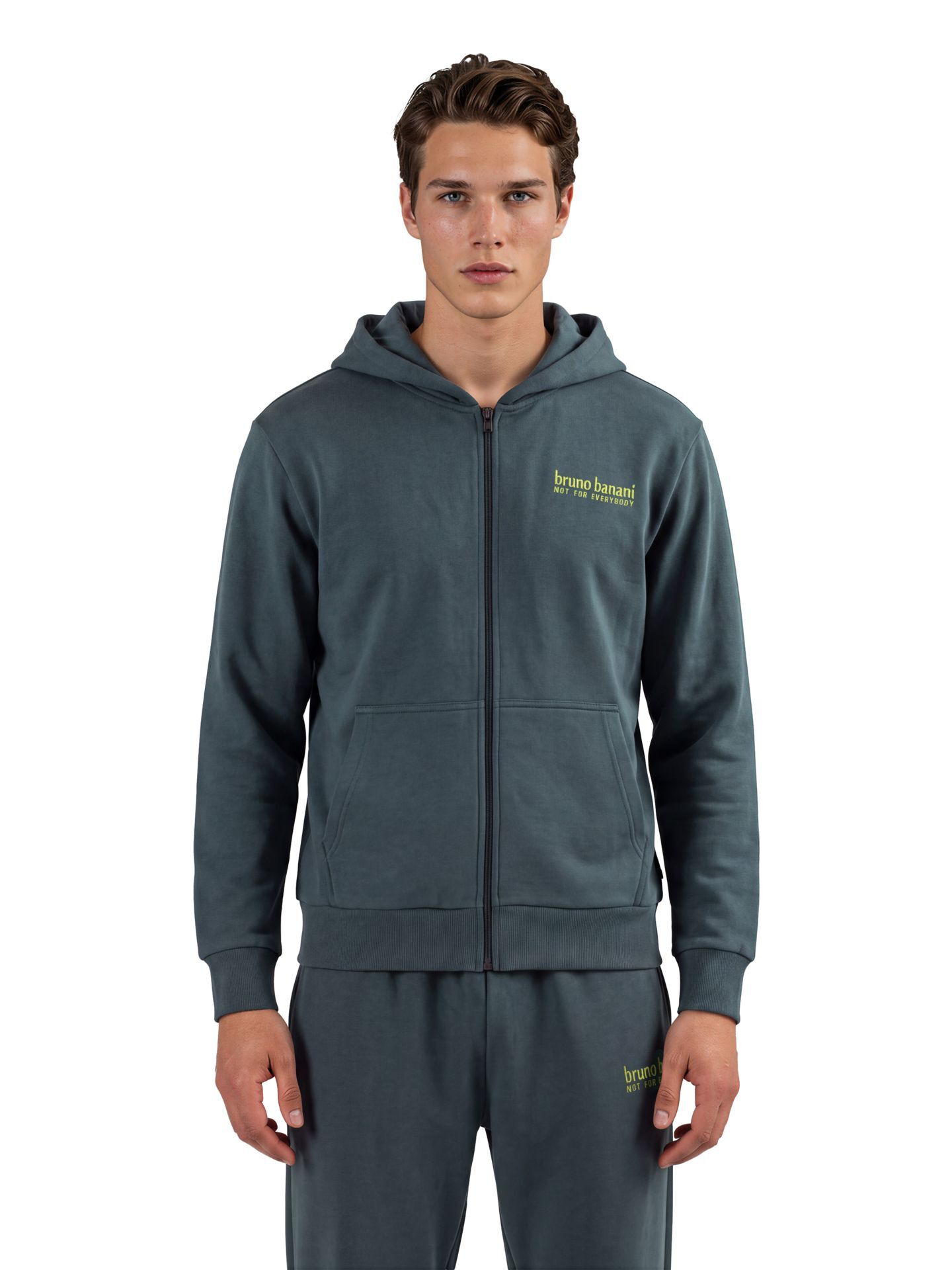  Herren Basic Sweatjacke