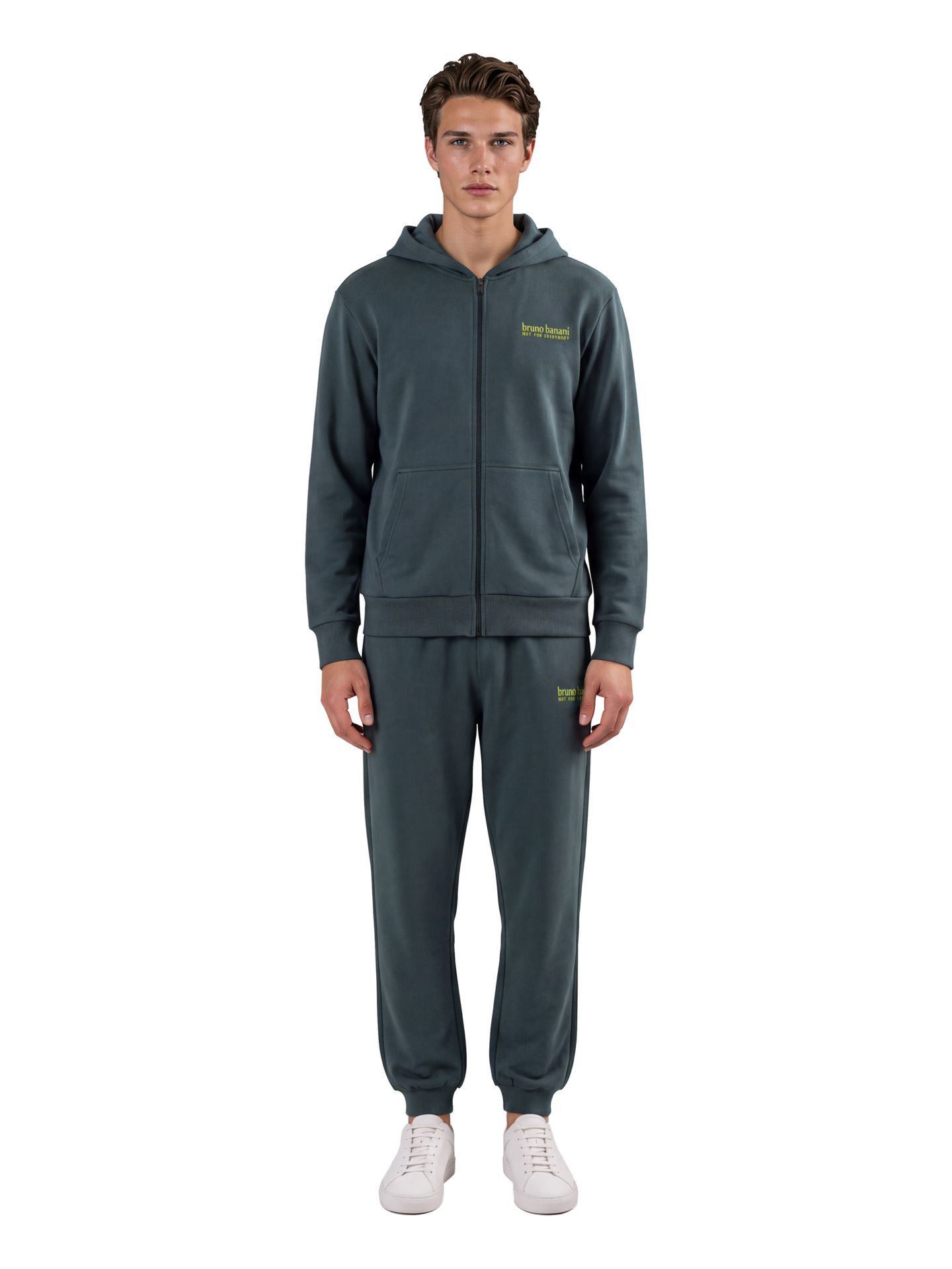  Herren Basic Sweatjacke
