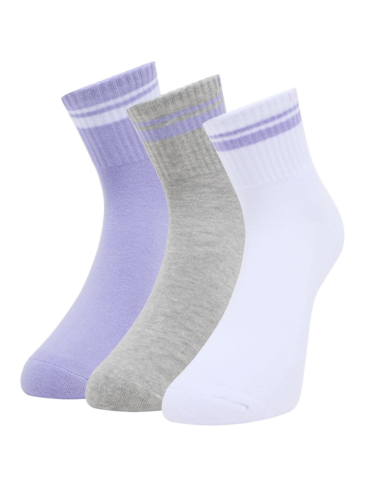 Quartersocken, 3er Pack