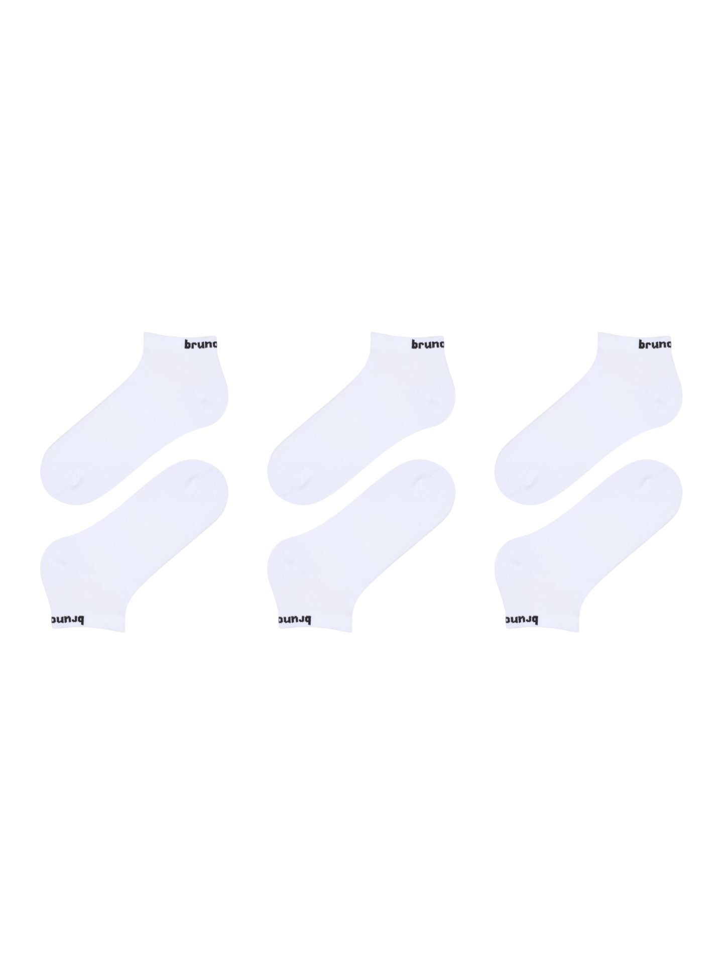  Bruno Banani Herren Sneaker Socken, 3er Pack