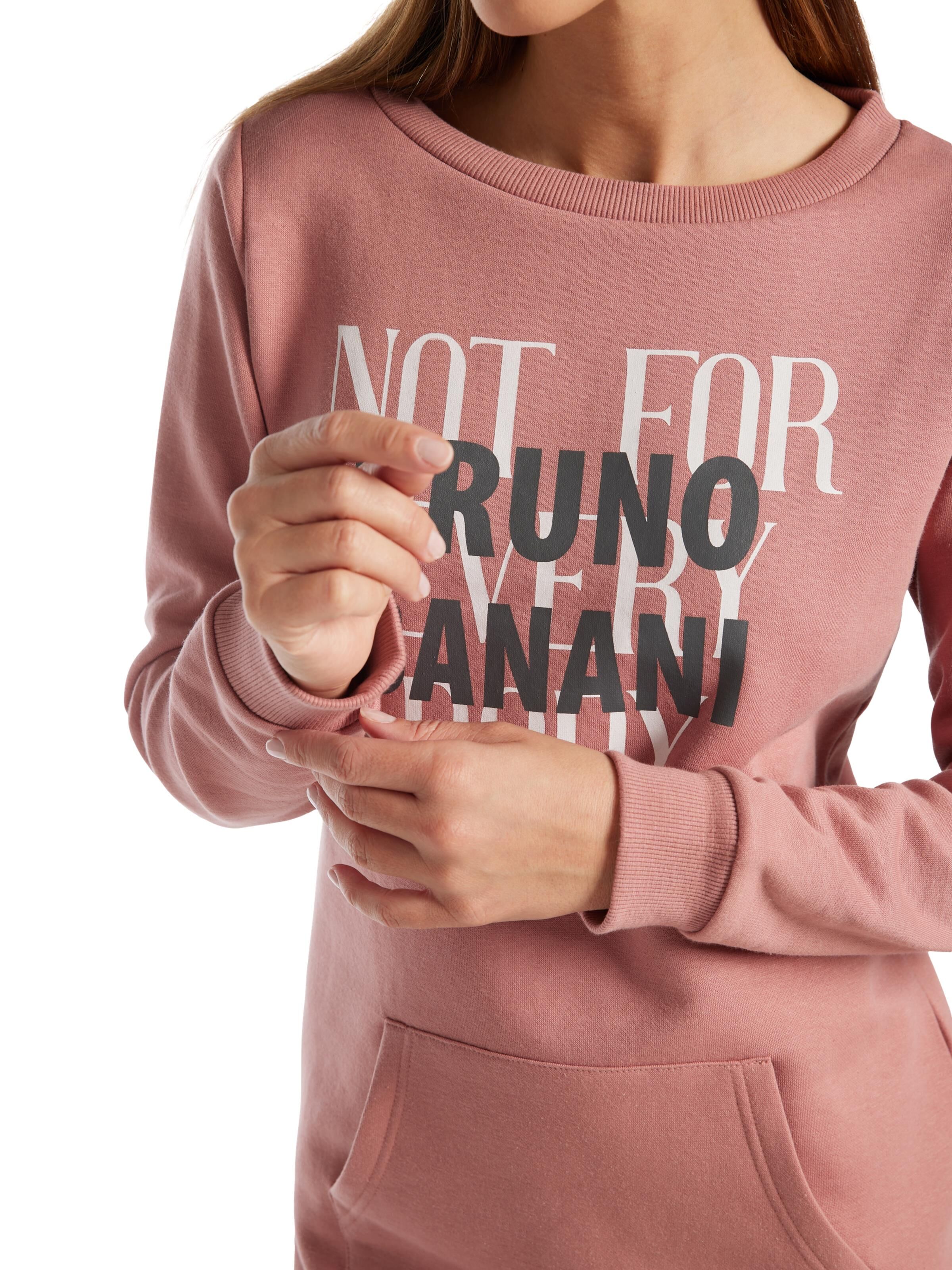 Sweatkleid mit Rundhalsausschnitt