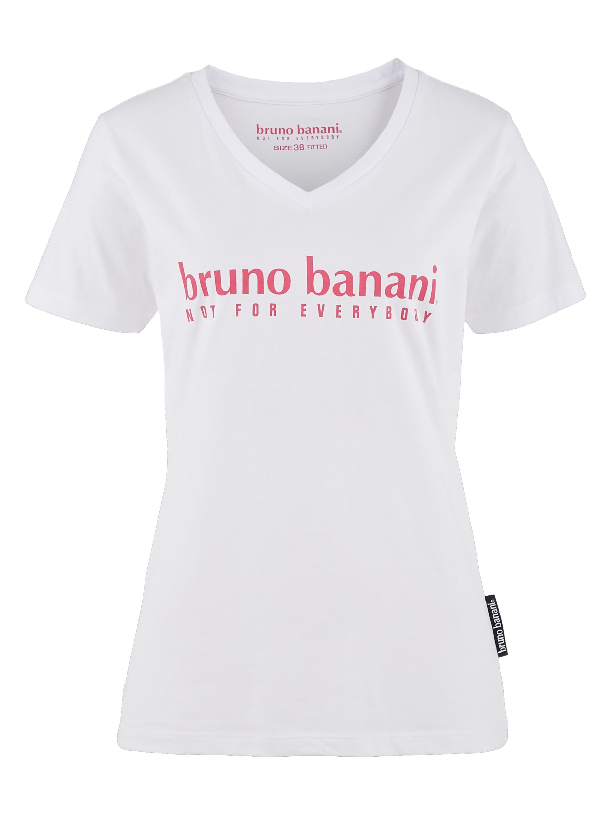 V-Ausschnitt T-Shirt mit Logo