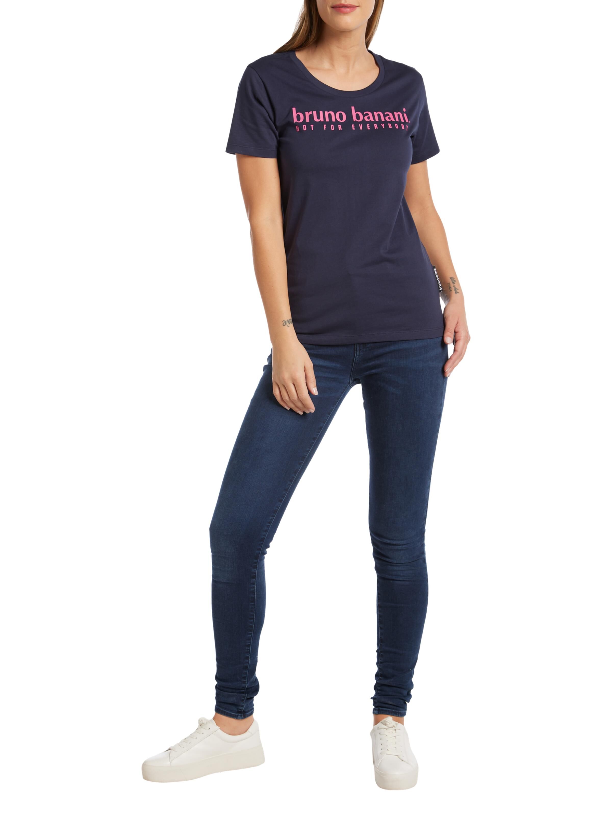 Rundhals T-Shirt mit Logo