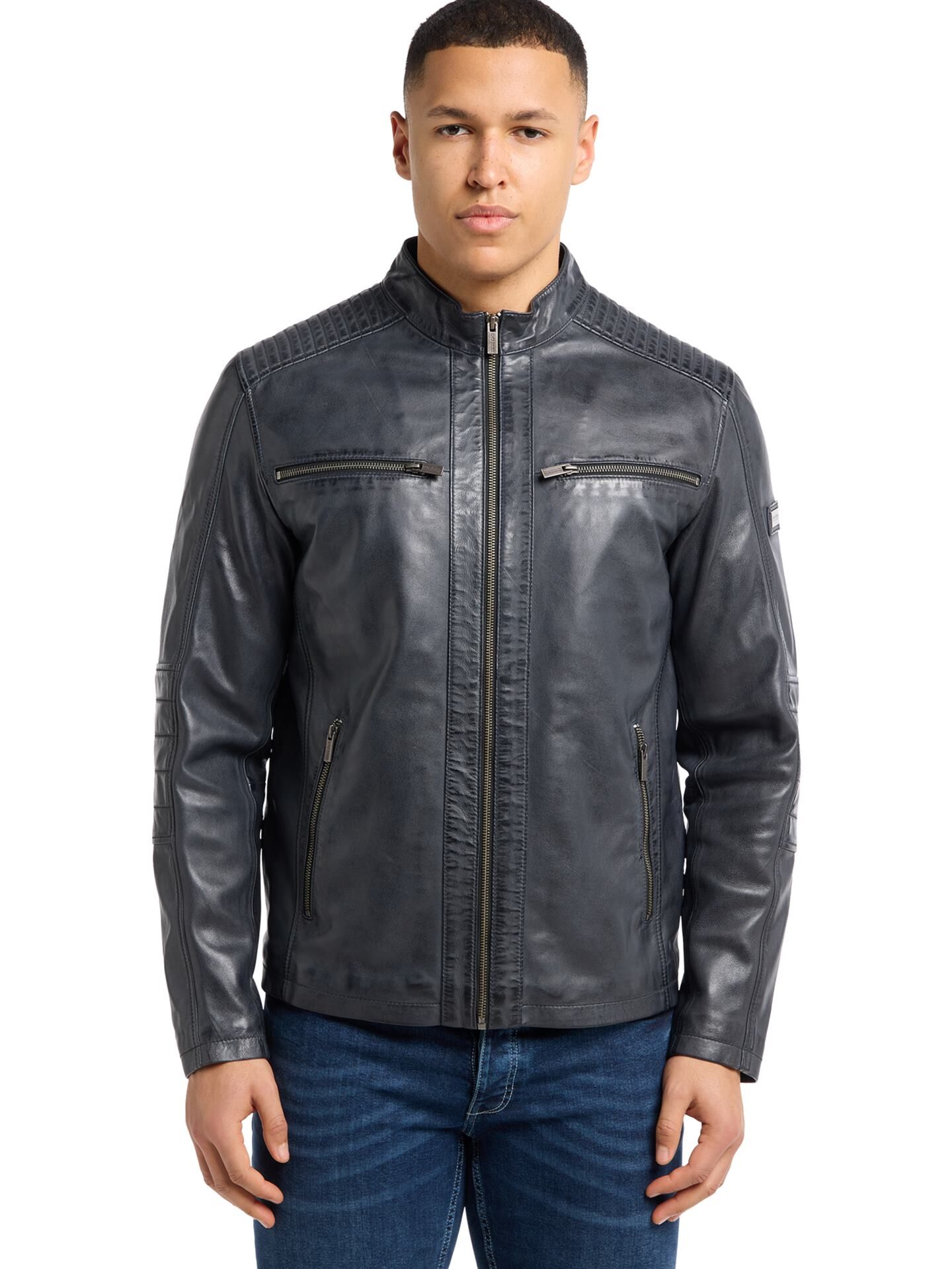 Biker Lederjacke