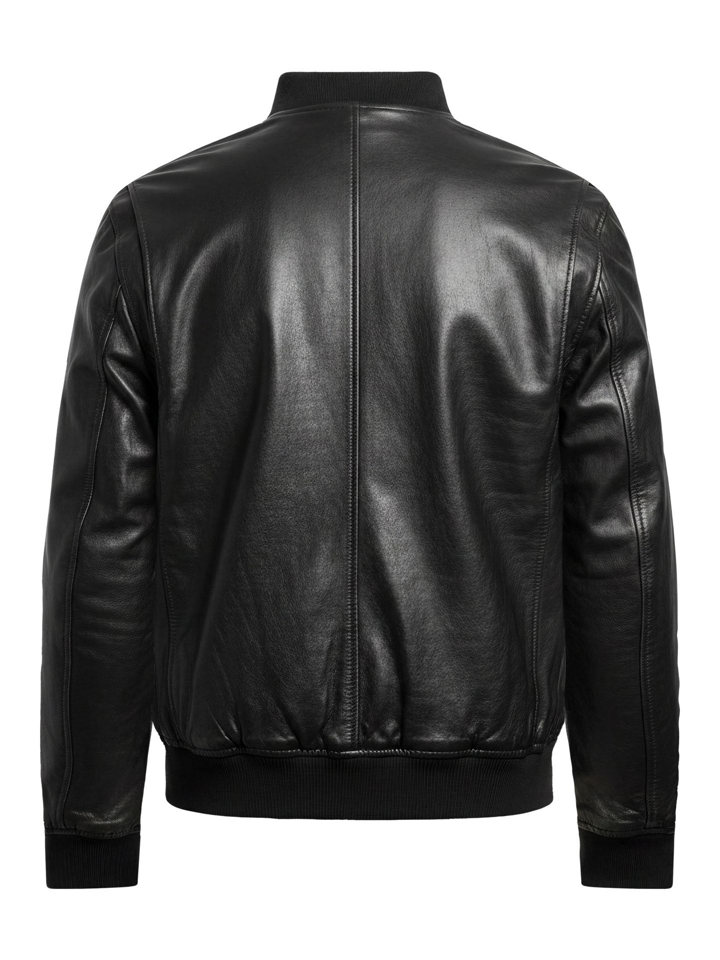  Herren Nylon Lederjacke