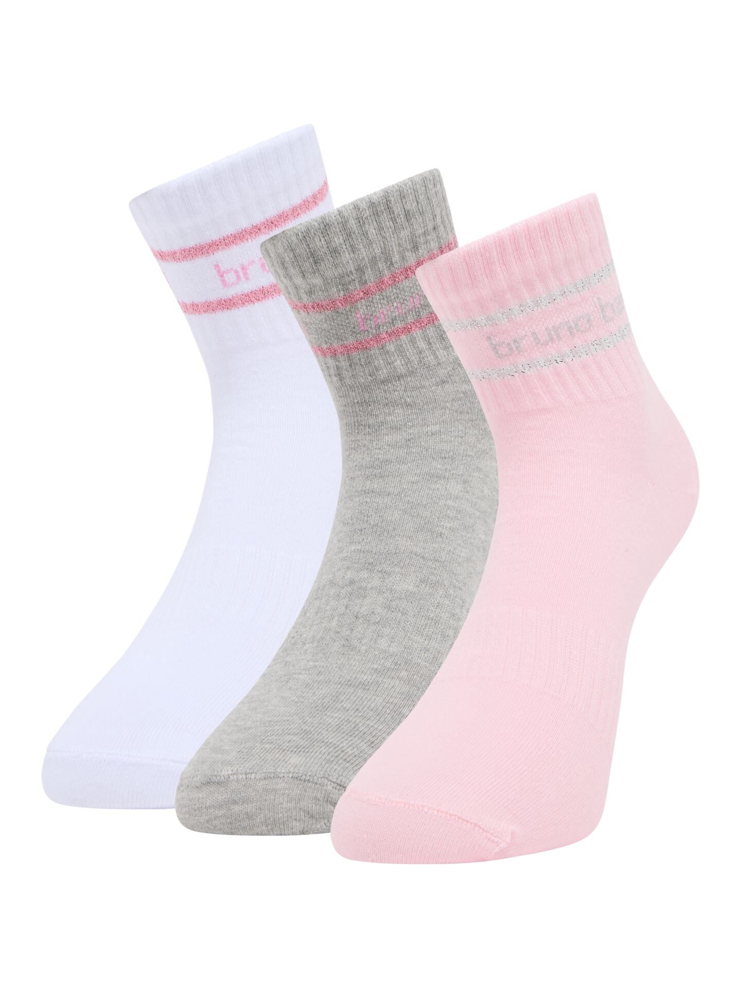 Quartersocken, 3er Pack