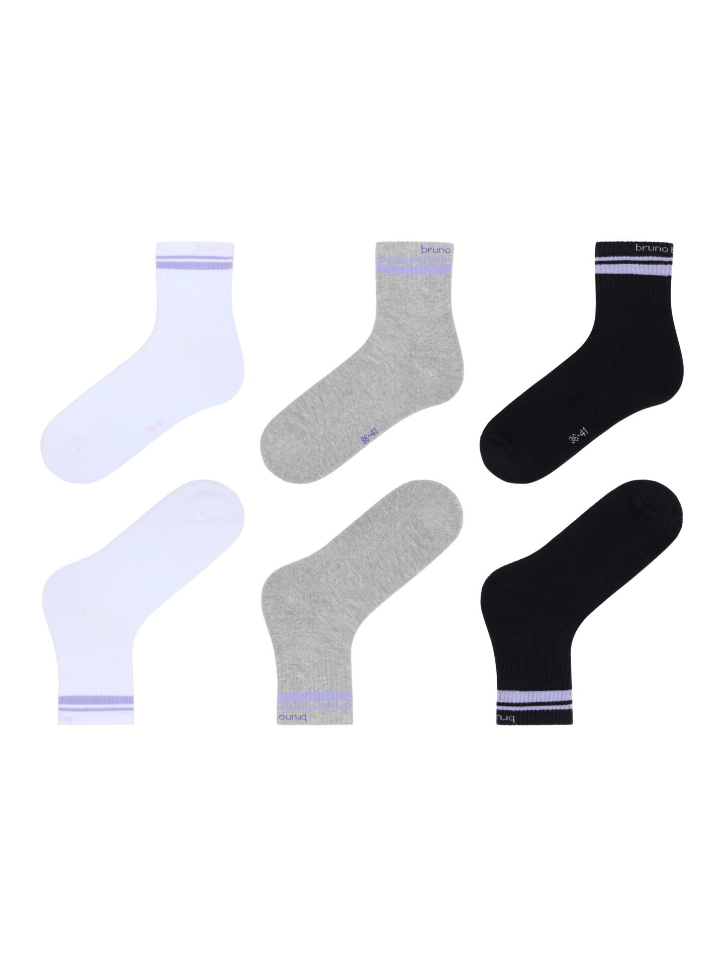 Quartersocken, 3er Pack