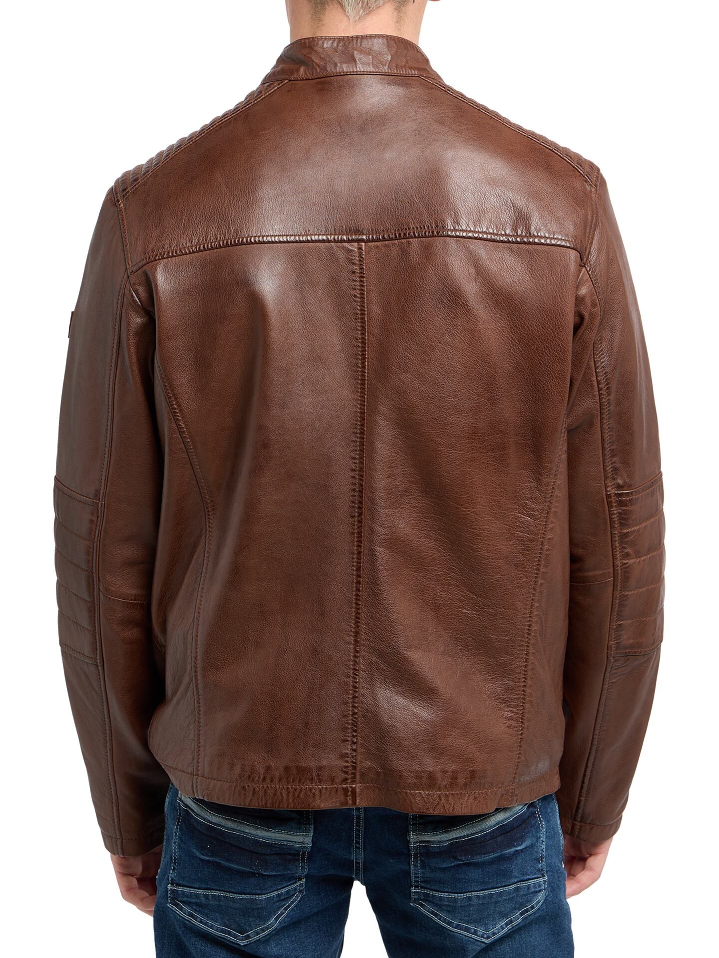  Biker Lederjacke