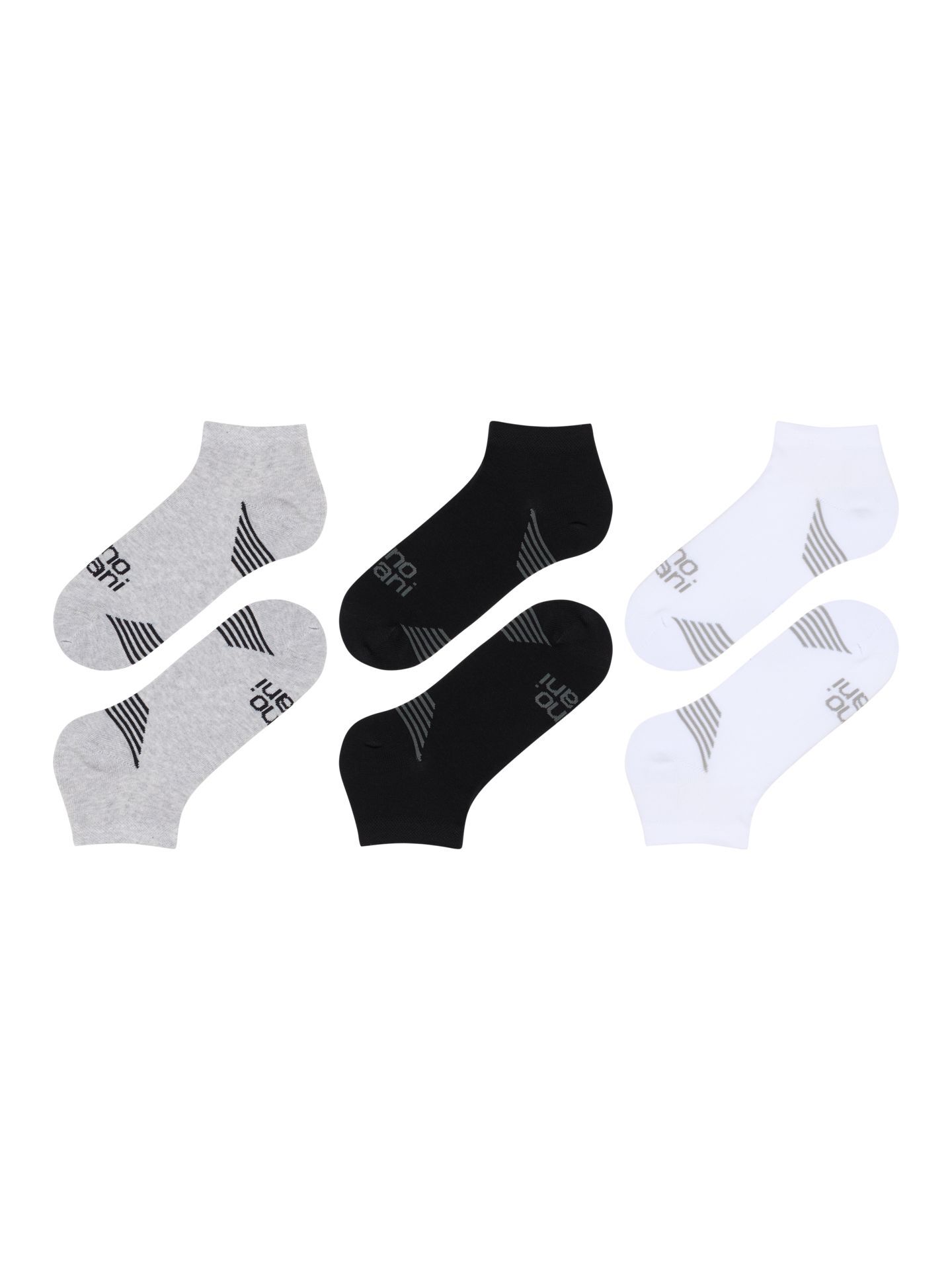  Bruno Banani Herren Sneaker Socken, 3er Pack