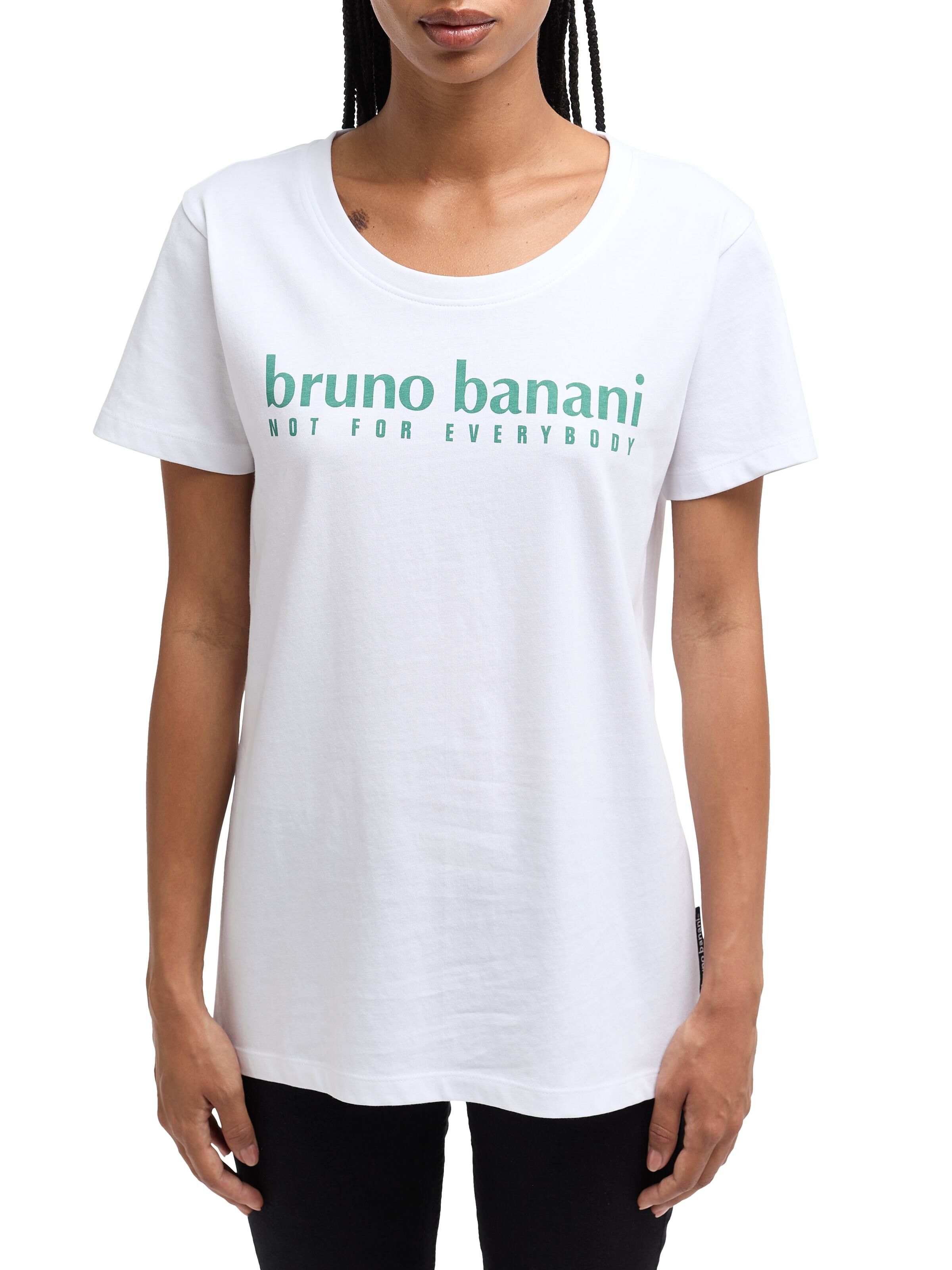 Rundhals T-Shirt mit Logo