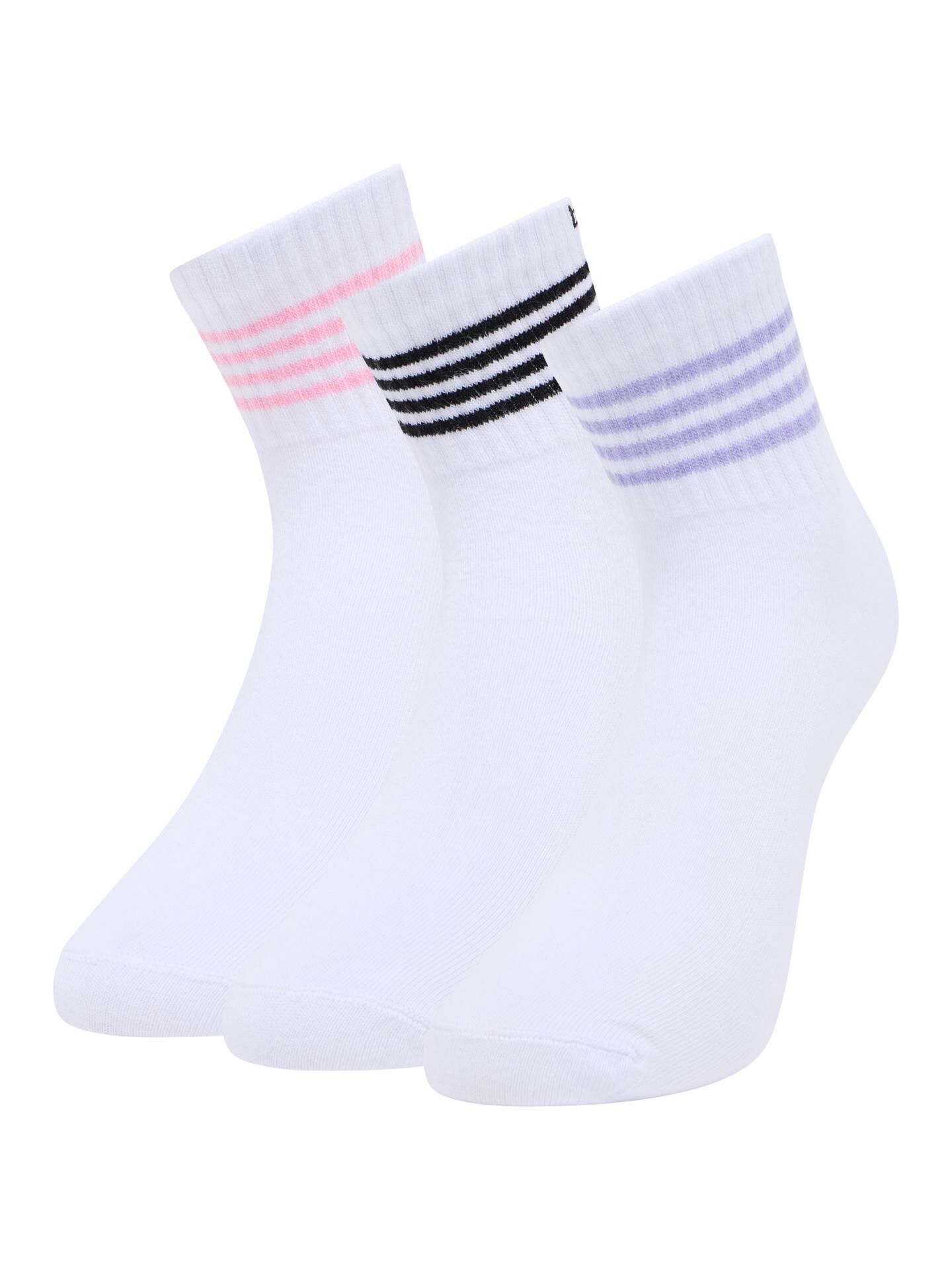 Quartersocken, 3er Pack