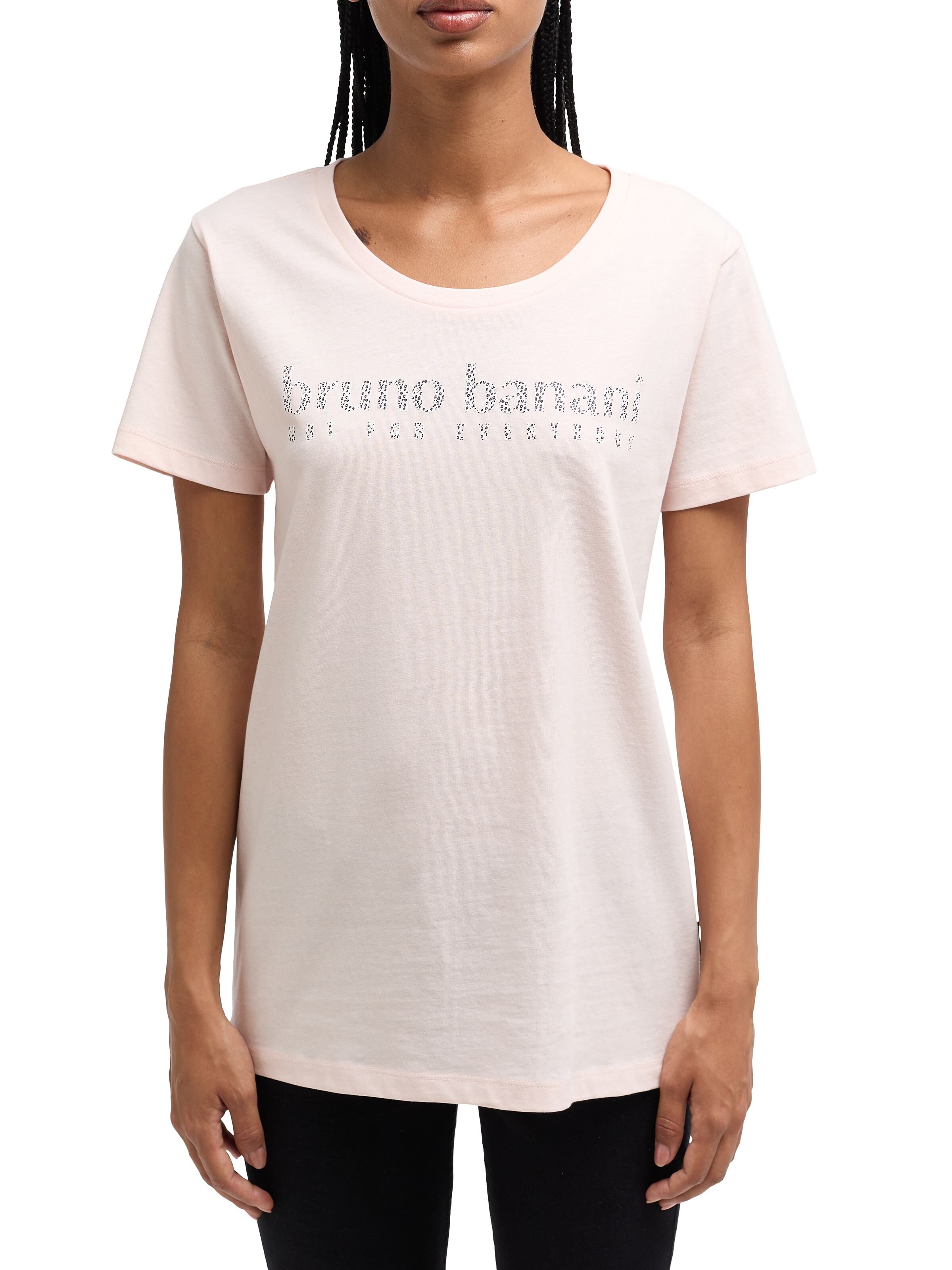 Rundhals T-Shirt mit Logo